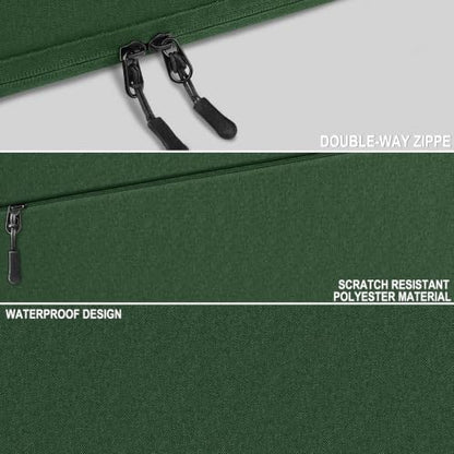 Laptop Sleeve Case 14 inch, Traveling Water Resistant Laptop Case with Pocket, Shockproof Protective Carrying Notebook Bag Compatible for 14 Inch MacBook Air/Pro, HP, Lenovo, Dell, ASUS, Acer, Green - color: Green, size: 14 Inch
