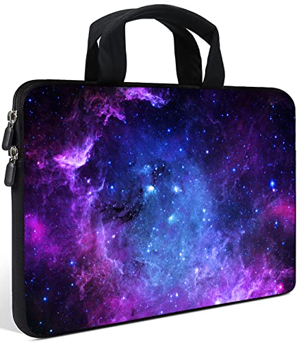 AMARY Laptop Sleeves 11.6" 12" Laptop Handle Bag Neoprene Notebook Carrying Pouch Chromebook Sleeves case (Stars) - color: Stars