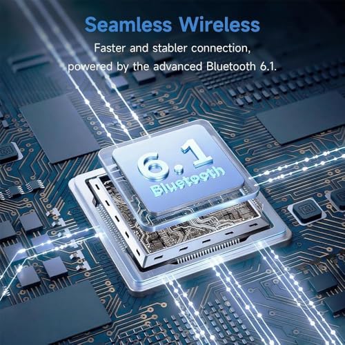 Hsility Bluetooth Headset with USB Type C 270 Degrees Rotatable Microphone for Truck Driver Bussiness and Travel