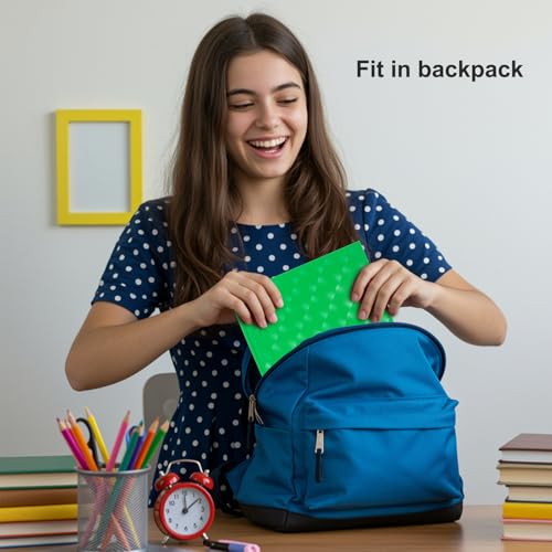 ViVin Plastic Folders with Pockets and Prongs,6 Pack,Heavy Duty 2-Pocket File Folder with 3 Fasteners,Fits Letter Size Paper,for School Home and Office(Bight Green) - color: Bight Green, size: 6 PACK