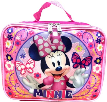 Disney Licensed Kid's Insulated Lunch Box Minnie Mouse Pink/Purple - color: Minnie Mouse-Pink/Purple