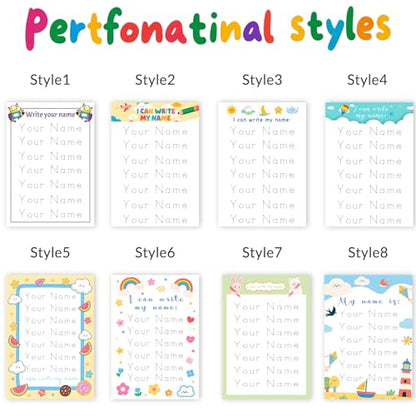 Personalized Name Tracing Worksheets Custom Handwriting Practice Sheet A4 Size Paper Learning for Preschool Boys Girls