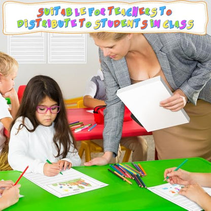 200 Sheets Handwriting Paper for Kid 8.5"x11" Primary Writing Paper Bulk with Picture Space and Lines DIY Craft Writing Kit for Kids Journal Activity Kindergarten Write Story Back to School Supplies