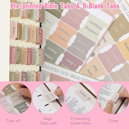 HRFGWDD Bible Study Supplies for Women, Bible Journaling Kit with Highlighters & Pens, Bible Tabs for Women, Sticky Notes, Bookmarks & Cross Clips – Bible Annotation Kit for Scripture Study(30pcs) - color: 30pcs