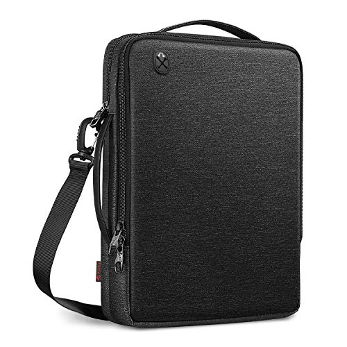 FINPAC Laptop Shoulder Bag for MacBook Neo A18 Pro, 13.6-inch MacBook Air 2026-2022 M5/M4/M3/M2/M1, MacBook Carrying Case 13.3" 13.6" 14.2", 13.5" Surface Laptop, HP, Dell, Acer Chromebook, Black - size: 13.3-inch