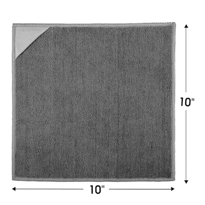 MaxGear (Bundle of 2 Sets Magnetic Cleaning Cloth, Microfiber Cleaning Cloth for Whiteboards, Magnetic Dry Erase Erasers, Dry Erase Board Cleaner for Blackboard Office, Home (10" x 10", 4 Pack)