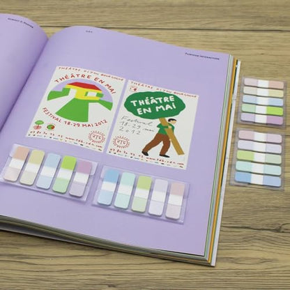 Tabs Flags Assorted Colors, 0.47 x 1.71 Inch Sticky Tabs, Easy to Post, 4 On-The-Go Dispensers/Pack, 400 Pages Total