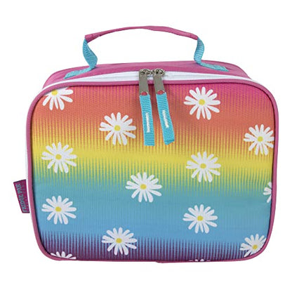 Trail maker Kids School Lunch Box Insulated for Boys, Girls | Fun Insulated Lunch Bag for Kids, School, Camp, Sports (Dancing Daisies) - color: Dancing Daisies