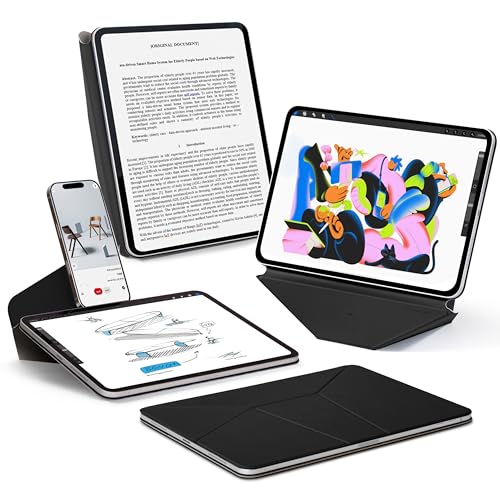 MOFT Dynamic Folio Case for iPad mini 7th A17 Pro 2024 & iPad mini 6th A15 2021, 8.3 Inch Slim Magnetic Stand Case with 20+ Viewing Angles, Auto Wake/Sleep, Ultra Thin, Jet Black - color: Jet Black, size: iPad mini (7th A17Pro 2024 /6th A15 2021)