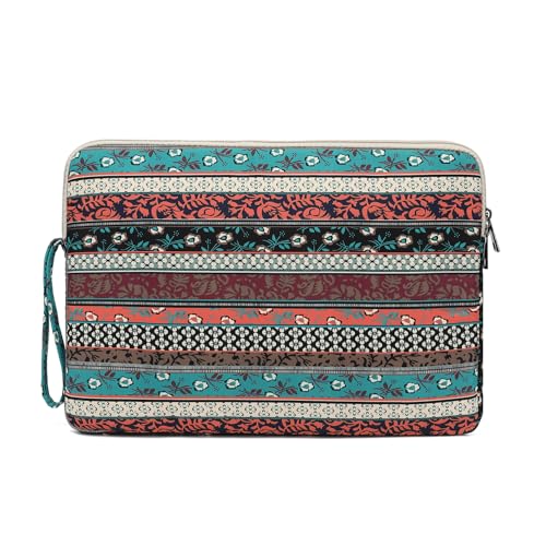 Laptop Sleeve 13.3 inch14 Inch, 15.6inchWater Resistant Traveling Computer Cover with Handle, Shockproof Protective Carrying Laptop Case (Y8-Red Bohemia, 12.5 inch-13.5 inch) - color: Y8-Red Bohemia, size: 12.5 inch-13.5 inch