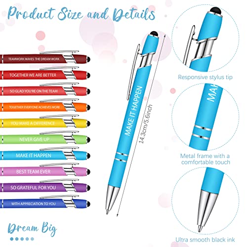 Geyee 24 Pcs Back to School Teacher Gifts Retro Employee Sticky Notes with Funny Pens 3 x 4 Inch Employee Appreciation Gifts for Coworkers Teacher Office Staff Work Team Appreciation Gift - style: Retro Employee