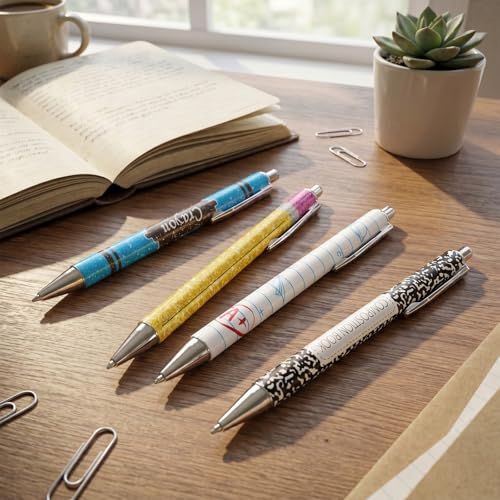 Teachers Ballpoint Pens Gifts - 16 Pcs Teacher Appreciation Set Back to School Retractable Writing Ball Point Pen Thank You Gift for Women Classroom Student Coworker Office Party Supplies - style: Teachers