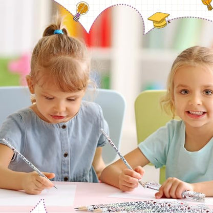 Tenceur 24 Pcs 2nd Graders Pencils Bulk Motivational Pencils with Erasers Inspirational Pencil with Back to School Supplies for Kids Student Teacher Classroom Reward - style: 2nd Graders