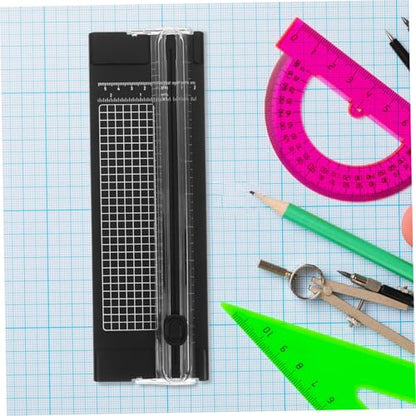 TEHAUX Lightweight Portable Small Paper Cutter for Crafting Office Photo Edge Trimmer