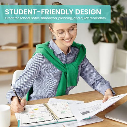 Planner 2026-2027, 6.3" x 8.5" Weekly and Monthly Academic Year Planner Calendar, July 2026 - June 2027, Hardcover Large School Planning Agenda With Tabs, Perfect for School & Office Supplies, A5, Aquamarine - color: E-Aquamarine, size: A5(6.3"x8.5")