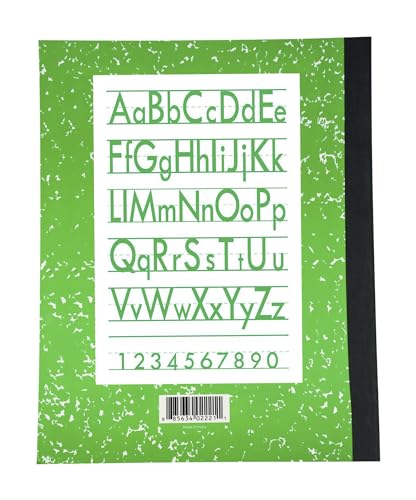 School Smart - 85298 Skip-A-Line Composition Book - Grade 1 - 9 3/4 x 7 3/4 - Green - 50 Sheets - 100 Pages - size: 50 Sheets/100 Pages - Grade 1