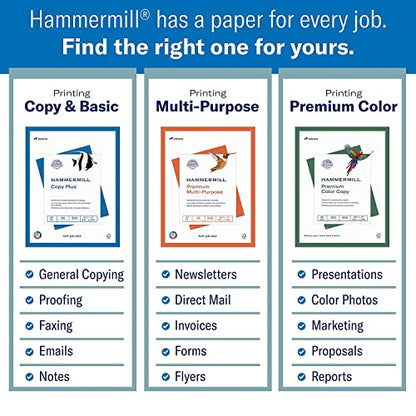 Hammermill Printer Paper, Great White 30% Recycled Paper, 8.5 x 11-10 Ream (5,000 Sheets) - 92 Bright, Made in the USA, 086700C - size: 10 Ream | 5000 Sheets, style: Letter (8.5x11)