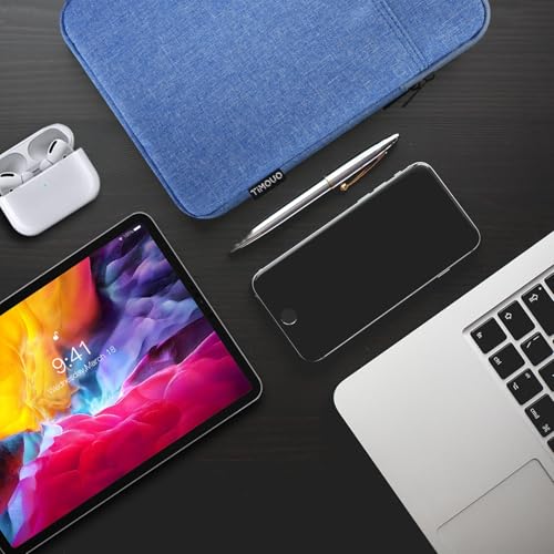 TiMOVO 9-11" Tablet Sleeve Bag, Sky Blue | Fit iPad 11" A16 2025 / 10.9"/10.2" / Air 11" 5/4 Gen / Galaxy Tab A9+/A11Plus 11", Fit Smart Keyboard - color: Sky Blue, size: 9-11 Inch