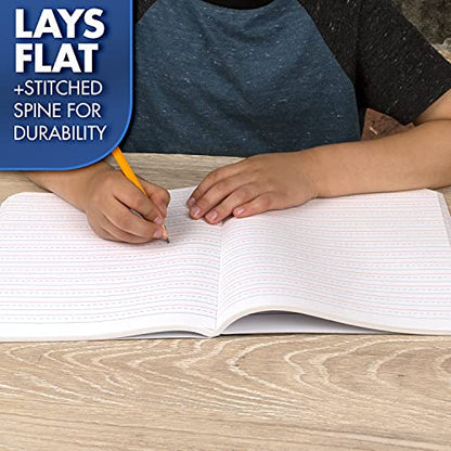 Mead Primary Composition Book, Primary Ruled Journal, Grades K-2, 7-1/2" x 9-3/4", 100 Sheets, Blue Marble (09902) - size: Pack of 1, style: Grades K-2