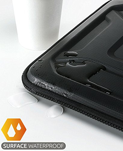 360° Protective Laptop Sleeve for 13-inch MacBook Air M2/A2681 M1/A2337 2018-2022, MacBook Pro M2/A2686 M1/A2338 2016-2022, Water-Resistant Case for 12.9 iPad Pro 6th/5th/4th/3rd Gen, Black - size: 13-inch for New MacBook Air & Pro