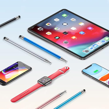 ChaoQ Stylus Pen for Touchscreen 6pcs 2-in-1 Stylus Pen for iPad iPhone | High Sensitivity and Precision Suitable for iPad iPhone Android Tablets and All Touch Screens - (Rose Gold) - color: 6 Rose Gold