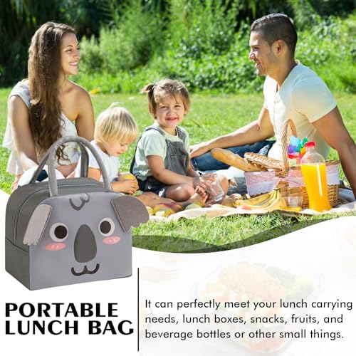 Lunch Bags Tote Cooler Bag Insulated Reusable Lunch Tote Bags Cartoon Portable Lunch Box Bag for Work Office Picnic Beach (Koala) - color: Koala