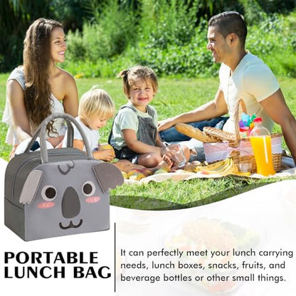 Lunch Bags Tote Cooler Bag Insulated Reusable Lunch Tote Bags Cartoon Portable Lunch Box Bag for Work Office Picnic Beach (Koala) - color: Koala