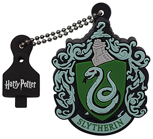EMTEC 32GB Harry Potter Collector USB 2.0 3D Soft Touch Gum Flash Drive - Slytherin - color: Slytherin