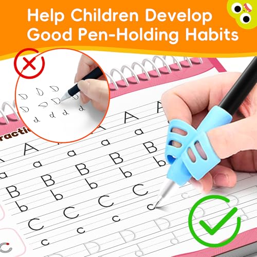 Large Magic Grooved Writing Practice for Kids 3-5, Grooved Writing Books Ages 6-8, Magic Book Handwriting Practice for Kids 5-7, Preschool Workbook Tracing Books for Boys & Girls - size: 1 Count (Pack of 1)