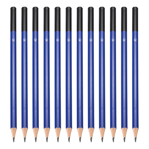 PATIKIL H Drawing Pencils for Sketching, 12PCS Sketch Pencils for Drawing Art Pencils Graphite Wood Pre-sharpened for Drawing Sketching Artists, H Pencils - size: 1 Count (Pack of 1), style: H