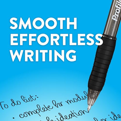 Paper Mate Profile Retractable Ballpoint Pens, Bold Point (1.4mm), Blue Ink, 12 Count - Writing, Office, Teacher Supplies - color: Blue, size: 12 Count (Pack of 1)