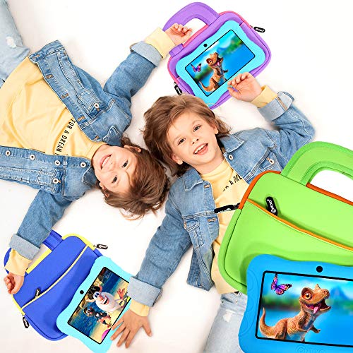 Contixo 10" Tablet Sleeve Bag - Compatible with K102 & K103 Kids Tablets, Protective Carrying Case (Blue) - color: Blue
