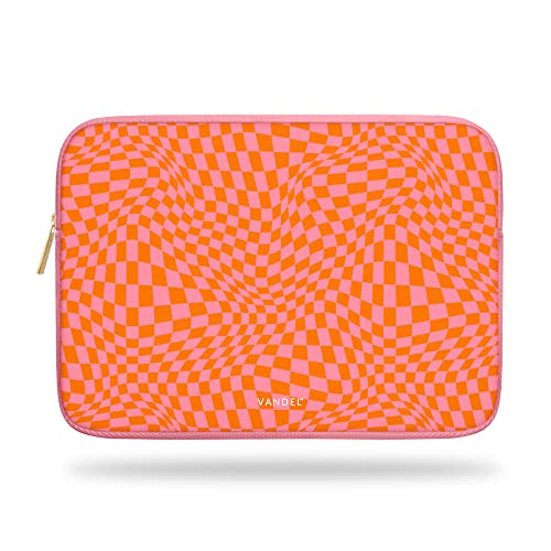 Vandel Slim & Protective Laptop Sleeve for 13-13.3 Inch Laptops. for MacBook Air 13, MacBook Pro 13, Dell XP3 13, HP, Surface 13, Chromebooks - color: b. Pink Checker, size: 13-13.3 Inch