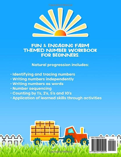 Tracing Numbers and Counting Workbook: Number Activity Book for Ages 3+