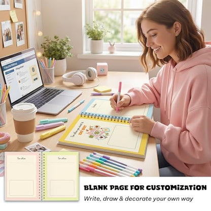 Hangwoous College Survival Gift Card Book, College Care Package Cash Gifts | 7X5 Inch 24 Pages Card Book For Grads, Going Away To College Care Package And High School Grad Gift - color: Black