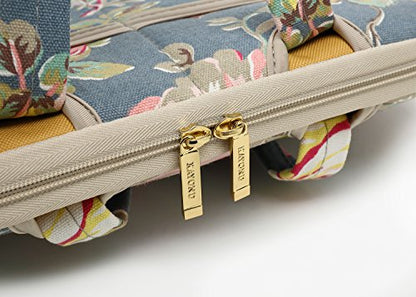 kayond Blue Water Hyacinth Patten water resistant Laptop Shoulder Messenger Bag Case Sleeve for 14 Inch 14.1 Inch Laptop,Laptop Briefcase - color: Water Hyacinth, size: 14-14.1 Inch