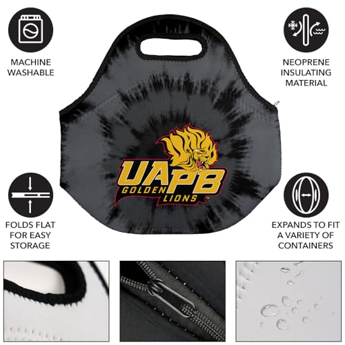 Campus Lab University Of Arkansas Tie-Dye Soft Neoprene Lunch Bag, School - color: Arkansas Pine Bluff UAPB Golden Lions