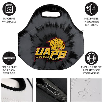 Campus Lab University Of Arkansas Tie-Dye Soft Neoprene Lunch Bag, School - color: Arkansas Pine Bluff UAPB Golden Lions