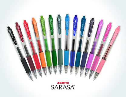 Zebra Pen Sarasa Dry X20 Retractable Gel Pens, 0.7mm Medium Point, Blue Ink with Rapid Fast Dry Ink Technology, Ideal for the Left-Handed, Eliminates Smudging and Smearing in Seconds, 36-Pack (46236) - color: Blue B