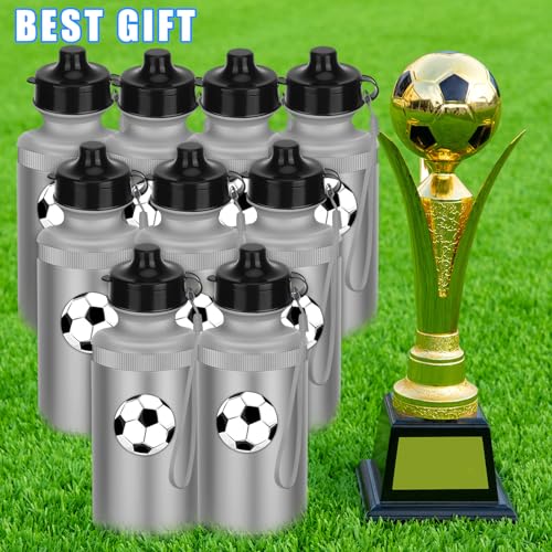 Zubebe 36 Pcs Sports Water Bottles Bulk Squeeze Reusable Plastic Water Bottles Back to School Supplies Summer Gifts for Students School Travel Hiking Cycling Event Team Gift - color: Silver Gray