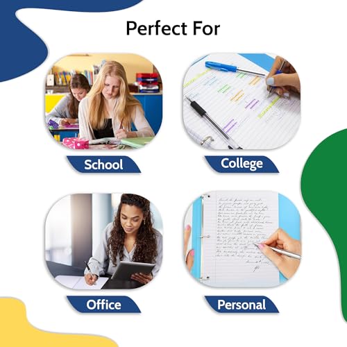 576 Pack (Pallet) Bulk EPI Filler Paper – Wide Ruled, 150 Sheets Loose Leaf Paper – 3-Hole Punched for 3 Ring Binder Refill – 10.5 x 8in – Bulk School Supplies, Office and Classroom Lined Pads - color: Wide Ruled, size: 576 Pack