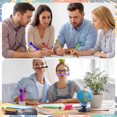 Yeaqee 48 Pcs Star Pens Bulk You're a Star Ballpoint Pen Gifts 12 Colors Retractable Back to School Black Ink for Teacher Appreciation Gifts Classroom Prizes Goodie Bag Stuffers Party Favors