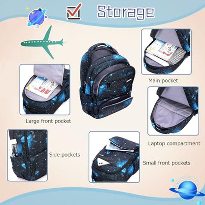 Geometric Rolling Backpack for Girls Kids Backpack with Wheels Roller School Bag Wheeled Bookbag - color: Purple, size: Small