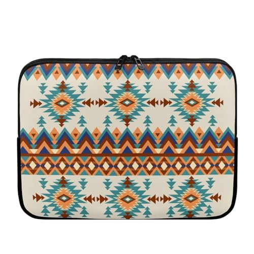 Aztec Boho Laptop Protective Sleeve for Women Men 12 inch Computer Sleeve Neoprene Laptop Bag Lightweight Lap Top Case Suitable for Travel School Office Organizers Brown - color: Aztec Boho, size: 12inch