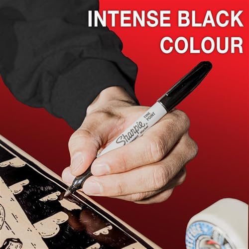Sharpie Permanent Marker | Fine Point for Bold Details | Black Ink | 1 Marker Pen - color: black
