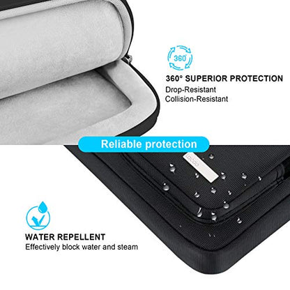 Lacdo 360° Protective Laptop Shoulder Bag, 14 inch Computer Bags for 14 inch MacBook Pro M5 Pro/Max A3426 A3427 (2026), M5/M4/M3/M2/M1 A3434 A3112 A3401 A3185 A2918 A2992 2025-2021 Messenger Bag,Black - color: Black, size: 14 Inch New MacBook Pro