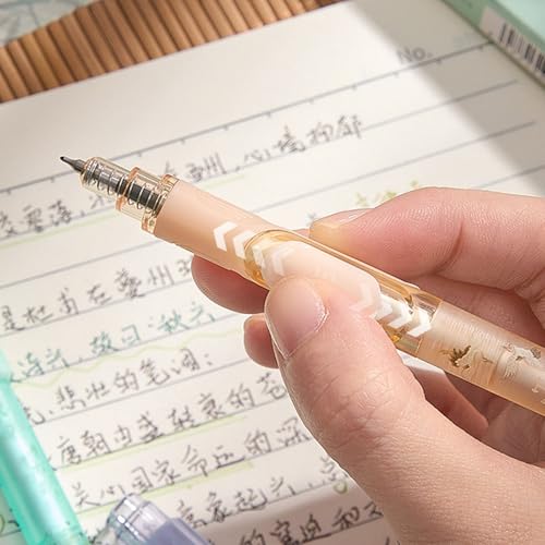 4 Pcs Quick Drying Gel Inks Pen Smooth Writing Tool Retractable Back to School Supplies for Students Inks - color: Flowers Dream