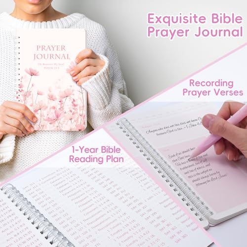 XKDOUS Bible Study Supplies Journaling Kit for Women, Bible Study Kit Journaling Supplies Includes Prayer Journal, Highlighters, Emergency Card, Pencil Case and More, Christian Gifts for Women, Pink - color: Bible Kit - Deluxe (Pink)