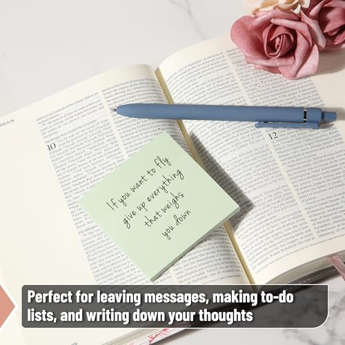 Mr. Pen- Sticky Notes, 3"x3", 12 Pads, 600 Sheets, Colorful | Sticky Notes Bulk, Self-Stick Note Pads, Perfect for Office, School, Home, Study & Organization - color: Autumn