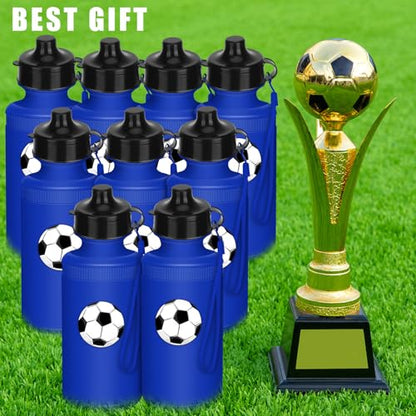 Zubebe 36 Pcs Sports Water Bottles Bulk Squeeze Reusable Plastic Water Bottles Back to School Supplies Summer Gifts for Students School Travel Hiking Cycling Event Team Gift - color: Blue